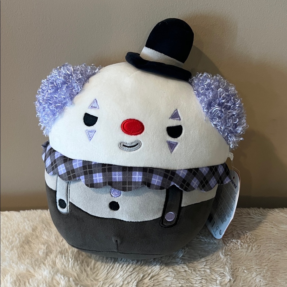 Ms. K the purple clown squishmallow